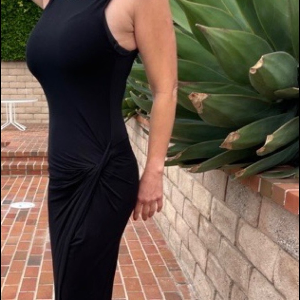 Sexy and simple black cotton dress size small